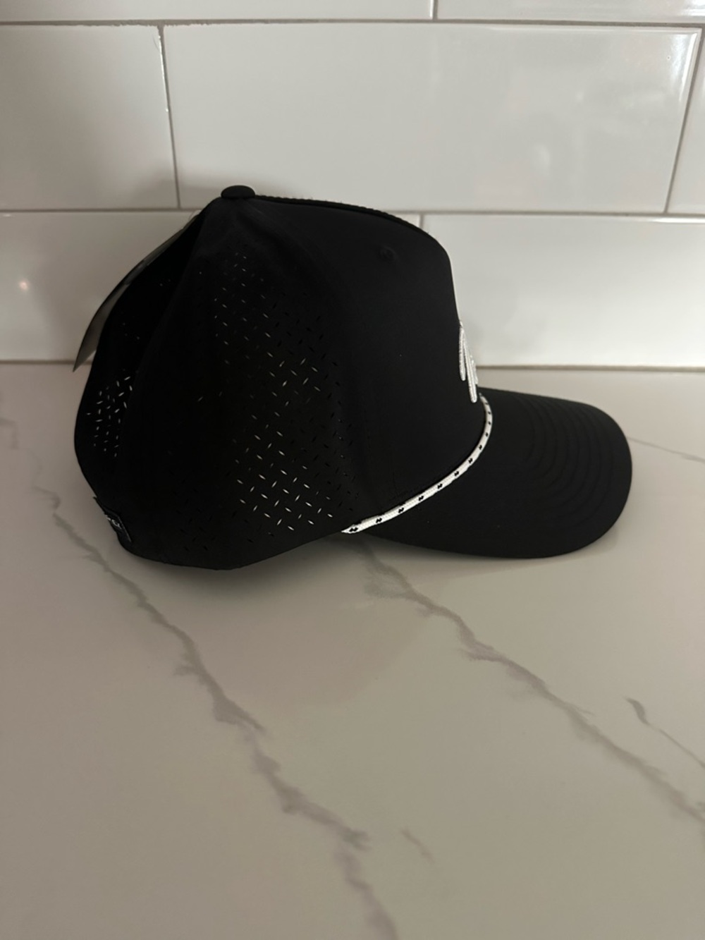 Vortex Black Script Baseball Cap - Picture 2 of 2